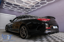 Diffuseur pour Mercedes CLS C257 18+ CLS53 Look Échappement Tips Night Package-image-6095258