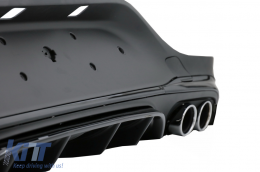 Diffuseur pour Mercedes GLC Coupé Facelift C253 20+ Embouts GLC43 Look-image-6084774