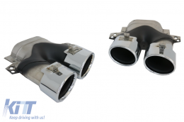 Diffuseur pour Mercedes GLC Coupé Facelift C253 20+ Embouts GLC43 Look-image-6084779