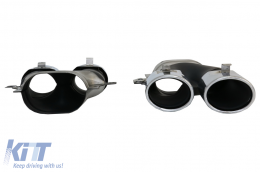 Diffuseur pour Mercedes GLC Coupé Facelift C253 20+ Embouts GLC43 Look-image-6084783