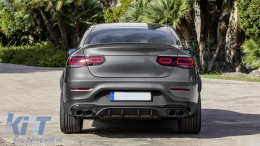 Diffuseur pour Mercedes GLC Coupé Facelift C253 20+ Embouts GLC43 Look-image-6084786