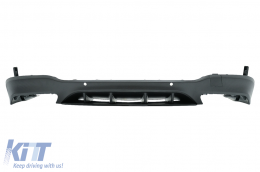 Diffuseur pour Mercedes GLC X253 SUV 15-19 Épuiser Silencieux Conseils Night Package Look-image-6073332