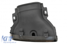 Diffuseur pour Mercedes GLC X253 SUV 15-19 Épuiser Silencieux Conseils Night Package Look-image-6073338