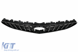 Diffuseur pour Mercedes S C217 A217 14-17 S63 GTR Look Chrome Silencieux Conseils Grille Noir-image-6069741