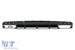 Diffuseur pour Mercedes S C217 A217 2014-2017 S63 GT-R Look Chrome Conseils Grille Noir-image-6069699