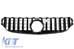 Diffuseur pour Mercedes S C217 A217 2014-2017 S63 GT-R Look Chrome Conseils Grille Noir-image-6069708