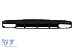Diffuseur pour Mercedes S C217 Coupe 14-20 S63 Facelift Look Noir Silencieux Conseils-image-6073344