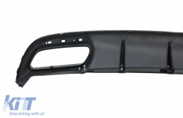 Diffuseur pour Mercedes S C217 Coupe 14-20 S63 Facelift Look Noir Silencieux Conseils-image-6073346