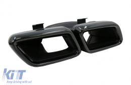 Diffuseur pour Mercedes S C217 Coupe 14-20 S63 Facelift Look Noir Silencieux Conseils-image-6073352