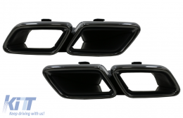 Diffuseur pour Mercedes S C217 Coupe A217 14-20 S63 Facelift Look Noir Silencieux Conseils-image-6073353