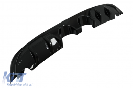 Diffuseur pour VW Golf 6 VI 08-12 R20 Look only Standard pare-chocs Brillant Noir-image-6084864