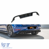 image-3-Diffuseur R+L à double sortie adapté pour Golf 7 FL R Max V3 Modèle, Noir Piano, Plastique Sous Vide / 2017-2020