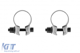 Diffuseur style RS avec embouts d'échappement noirs adapté au pare-chocs arrière S-line Audi Q5 2018-2020-image-6139267