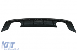 Diffuseur Système d'échappement Noir pour AUDI A3 8V Hatchback Sportback 12-15 S3 Look-image-6094186