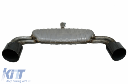 Diffuseur Système d'échappement Noir pour AUDI A3 8V Hatchback Sportback 16-19 S3 Look-image-6077812