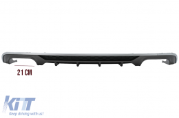 Diffuseur Système d'échappement Pour AUDI A3 8V Facelift 16-19 Pare-chocs Standard S3 Look-image-6077914