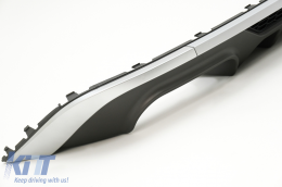 Diffusor Abgassystem für AUDI A3 8V Facelift Schrägheck Sportback 16-19 S3 Look-image-6077744