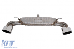 Diffusor Abgassystem für AUDI A3 8V Facelift Schrägheck Sportback 16-19 S3 Look-image-6077751