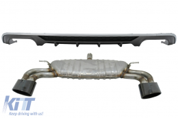 image-19-Diffusor Abgassystem für AUDI A3 8V Facelift 16-19 Standard Stoßstange S3 Look