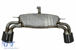 Diffusor Abgassystem Schwarz für AUDI A3 8V Schrägheck Sportback 12-15 S3 Look-image-6077738