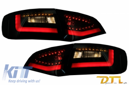 Diffusor Auspuff Rückleuchten für AUDI A4 B8 Limousine Avant Pre Facelift 07-11--image-6046359