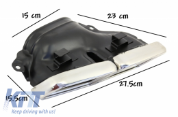 Diffusor Auspuff Schalldämpfer Tipps für Mercedes S-Klasse W222 13-06.17 S63 Look-image-6009376