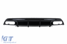 Diffusor-Auspuffblenden für Mercedes W176 A (13-18) A45 Facelift-Optik-image-6047393