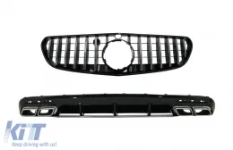 image-63-Diffusor Chrom Schalldämpfer Tipps Gitter für Mercedes S C217 A217 2014-2017 S63 GT-R Look