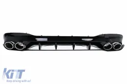 image-42-Diffusor Chrom Tipps für Mercedes CLA X118 C118 Sport Line 2019-06.2025 CLA45S Look