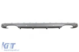 image-1-Diffusor Doppelauslass für Audi Q5 8R Facelift 09-16 S-Line Stoßstange