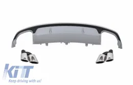 image-42-Diffusor für Audi A7 4G Facelift 15-18 S7 Design Only S Line Stoßstange
