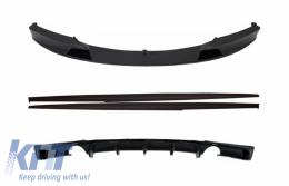 image-77-Diffusor für BMW 3 F30 F31 2011-2019 M3 Look Spoiler & Seitenschweller Zusatzlippe