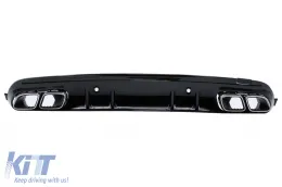 image-3-Diffusor für Mercedes C W205 S205 14-20 C63S Look Tipps Nur für AMG Sport Line