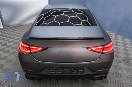 Diffusor für Mercedes CLS C257 2018+ CLS53 Look Auspuff Tipps Night Package-image-6090192