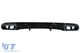 image-23-Diffusor für Mercedes E W213 S213 Standard 16-20 Endrohre E63 Look