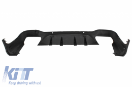 Diffusor für Mercedes GLC X253 SUV 15-19 GLC63 Auspuff Schalldämpfer Tipps Silber-image-6055500