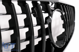 Diffusor für Mercedes S C217 14-17 S63 GTR Look Chrom Schalldämpfer Tipps Gitter Schwarz-image-6069743
