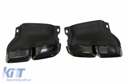 Diffusor für Mercedes S C217 Coupé A217 18-20 S63 Facelift Look Kühlergrill Schalldämpfer-image-6073773