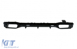 image-3-Diffusor Stoßstange Luftverteiler für Mercedes E-Klasse W213 Sport Line 2016-2019 E63 Design Glänzend Schwarz