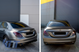 Diffusor & Tipps für Mercedes C W205 S205 2014-2018 C63 Look nur Standardstoßstange-image-6053396
