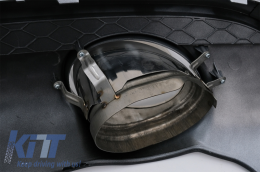 Diffusore con Passaggi laterali per AUDI Q5 8R 11.08-16 Look S-Line Chrome nero-image-6062494