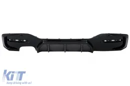 image-22-Diffusore d'aria Doppia Uscita Sinistra per BMW Serie 1 F20 F21 LCI 15-19 Nero Lucido & Carbon Look