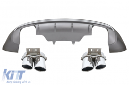 image-75-Diffusore d'aria paraurti per Audi Q5 8R Facelift 13-16 Ed Standard Punte Scarico
