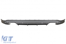 Diffusore d'aria paraurti per Audi Q5 8R Facelift 13-16 Ed Standard Punte Scarico-image-6041982
