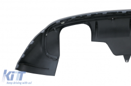 Diffusore d'aria paraurti per Audi Q5 8R Facelift 13-16 Ed Standard Punte Scarico-image-6041986