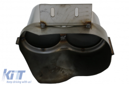 Diffusore d'aria paraurti per Audi Q5 8R Facelift 13-16 Ed Standard Punte Scarico-image-6041993