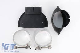 Diffusore d'aria paraurti per Audi Q7 SUV 4M 2015-2019 S-Line Punte Scarico-image-6095219