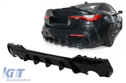 image-33-Diffusore d'aria Paraurti per BMW Serie 4 G22 G23 M Sport 2020+ Nero lucido