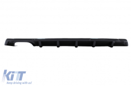 Diffusore d'aria Paraurti per Seat Leon FR Mk3 Facelift 5F Hatchback 2017-2020 Nero-image-6106298