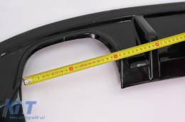 Diffusore d'aria Paraurti per Seat Leon FR Mk3 Facelift 5F Hatchback 2017-2020 Nero-image-6106299